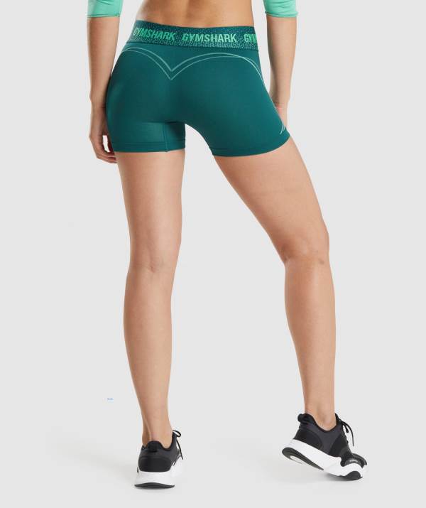 Damske Šortky Gymshark Apex Seamless Low Rise Tyrkysové | VI2978541